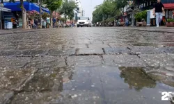 Eskişehir'de ceviz büyüklüğünde dolu yağışı