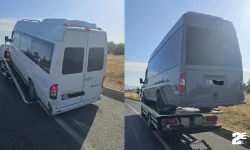 Eskişehir'de korsan servis araçları denetlendi; Trafikten men edilenler var!