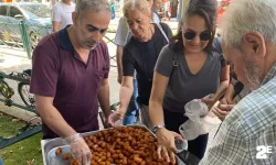 Eskişehir’de ücretsiz olarak tulumba tatlısı dağıttılar!