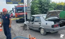 Feci kaza: Sürücü hayatını kaybetti!