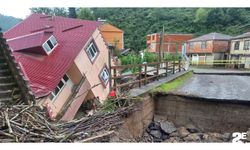 Giresun’da şiddetli yağışlar sel ve heyelanlara neden oldu