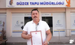 İlk tapu teslim edildi