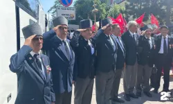 Kıbrıs gazileri KKTC'de Kıbrıs Barış Harekatı'nın 50. yıldönümü etkinliklerinde