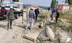 Mahsur kalan ineğin yardımına AFAD yetişti