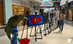 Plastik atıkları sanat eserine çevirdiler