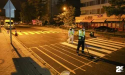 Trafik güvenliği için gece gündüz mesai