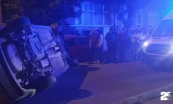 Eskişehir'de şehir içinde akıl almaz kaza!
