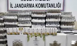 Jandarma ekipleri binlerce kaçak alkol ele geçirdi