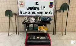 Mersin'de kaçak kazı yapan 11 şüpheli yakalandı