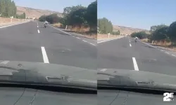 Motorlu sürücüden tehlikeli  yolculuk