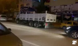 Polisi harekete geçiren kamyon sürücüsüne ceza!