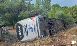 Yolcu otobüsü uçuruma yuvarlandı: Yaralılar var!