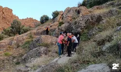 Ziyaretgahta düşerek yaralanan kadın hastaneye kaldırıldı