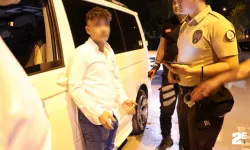 14 yaşında minibüs kullanırken polise yakalandı!