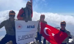 AFAD ekipleri zirvede kurtarma eğitimi alıyor