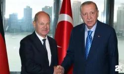 Cumhurbaşkanı Erdoğan, Almanya Başbakanı Scholz’u kabul etti