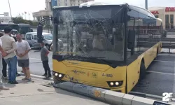 İETT otobüsü kaza yaptı: D-100 trafiğe kapandı