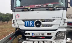 Kayan tır trafiği durdurdu!