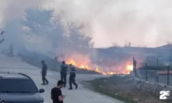 Korkutan yangın: Mahalleli sokağa döküldü