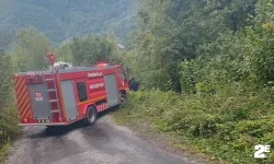 Otomobil şarampole yuvarlandı: Yaralılar var!