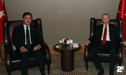 Ankara'ya kritik ziyaret! Cumhurbaşkanı Erdoğan, IKBY Başkanı Barzani'yi kabul etti