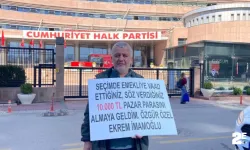 CHP Genel Merkezi önünde Ekrem İmamoğlu protestosu