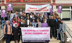 Farkındalık oluşturmak için yürüdüler