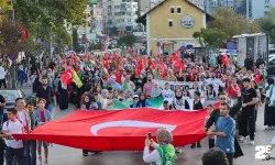 Gazze'ye destek için yürüdüler