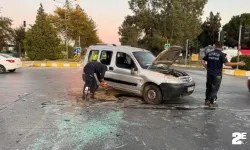 Hafif ticari araç takla attı: Yaralılar var!