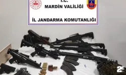 Jandarma ekipleri cephanelik ele geçirdi