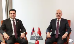 Kurtulmuş, Ermenistan Meclis Başkanı Simonyan ile bir araya geldi