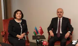 TBMM Başkanı Kurtulmuş, Azerbaycan Milli Meclis Başkanı Gafarova ile görüştü