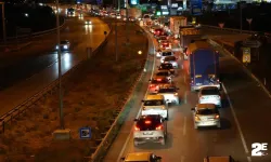 43 ilin geçiş güzergahında trafik yoğunluğu başladı