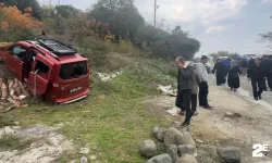 Dedesinin aracını kaçıran çocuk, şarampole uçtu!