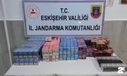 Eskişehir'de jandarma ekiplerinden kaçak sigara operasyonu