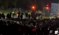 Protestocuların kapattığı yol 3 saat sonra açıldı