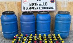 2 ton 115 litre içki ele geçirildi