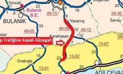 Kar yağışı yolu ulaşıma kapattı