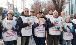 Sadaka değil hakkımızı istiyoruz!