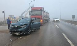 Bandırma'da yoğun sis nedeniyle zincirleme kaza