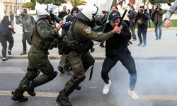 Yunanistan'da 2023 yılındaki tren kazası protesto edildi