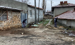 İnönü Belediyesi o mahallede temizlik çalışması yaptı