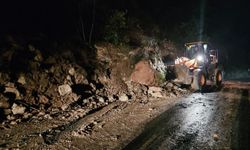 Kastamonu-Bartın karayolu heyelan sebebiyle ulaşıma kapandı