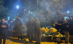 Mangal partisinde buluştular