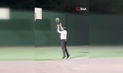 Suriye Devlet Başkanı eş-Şara, Şam’da basketbol oynadı