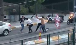 Pendik’te yol verme kavgası: Yumruklar, kask ve bıçak havada uçuştu
