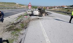 Yozgat’ta minibüs takla attı attı: 1 ölü, 2 yaralı