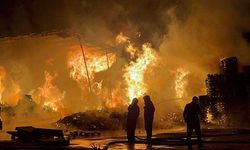 Bursa'da palet fabrikası alevlere teslim oldu
