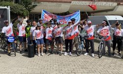 Bisikletleriyle Eskişehir'den Ankara'ya doğru pedal çevirdiler