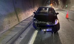 Erkenek tünelinde trafik kazası: 1 yaralı